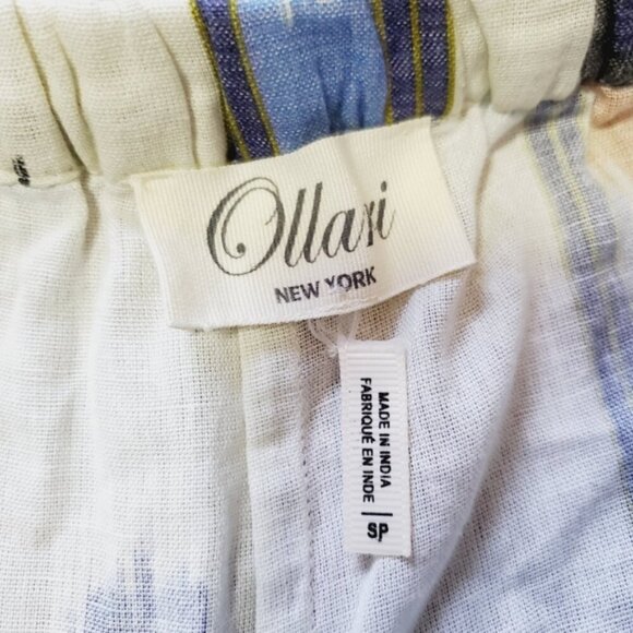 Anthropologie Wide Leg Cotton Pants - Picture 4 of 7